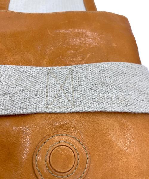 genten（ゲンテン）genten (ゲンテン) レザーショルダーバッグ キャメルの古着・服飾アイテム