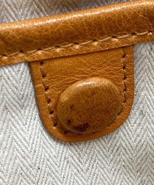 genten（ゲンテン）genten (ゲンテン) レザーショルダーバッグ キャメルの古着・服飾アイテム