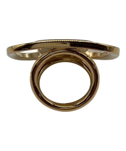 Salvatore Ferragamo（サルヴァトーレ フェラガモ）Salvatore Ferragamo (サルヴァトーレ フェラガモ) スカーフリング ゴールドカラーの古着・服飾アイテム