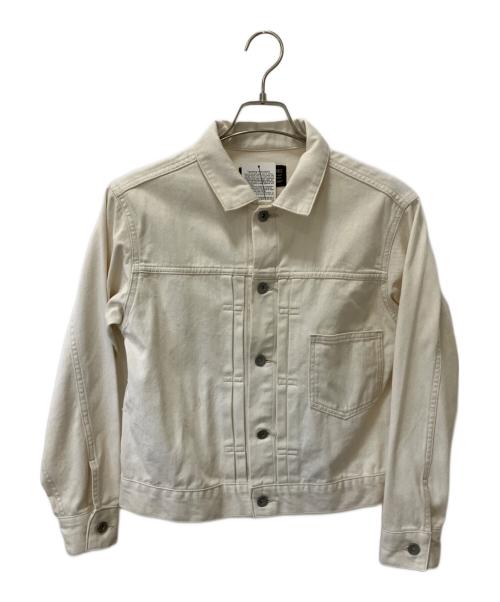 URBAN RESEARCH DOORS（アーバンリサーチドアーズ）URBAN RESEARCH DOORS (アーバンリサーチドアーズ) デニムジャケット ベージュ サイズ:Oneの古着・服飾アイテム