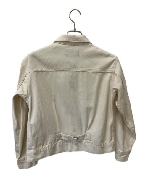 URBAN RESEARCH DOORS（アーバンリサーチドアーズ）URBAN RESEARCH DOORS (アーバンリサーチドアーズ) デニムジャケット ベージュ サイズ:Oneの古着・服飾アイテム
