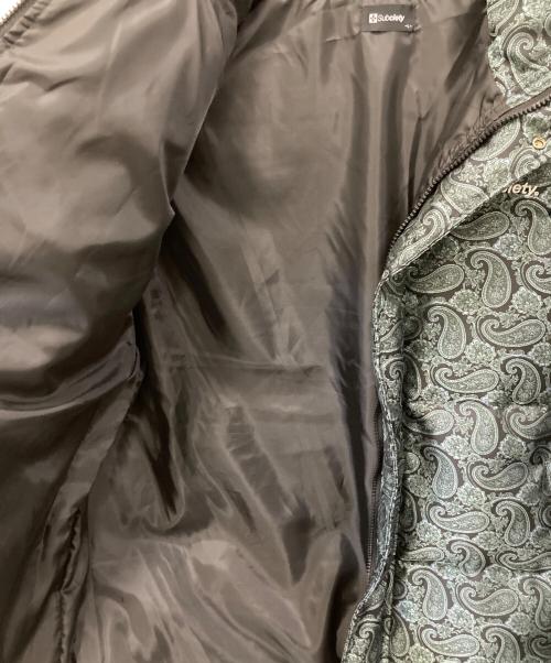 SUBCIETY（サブサエティ）SUBCIETY (サブサエティ) ダウンジャケット グリーン×ブラック サイズ:Lの古着・服飾アイテム