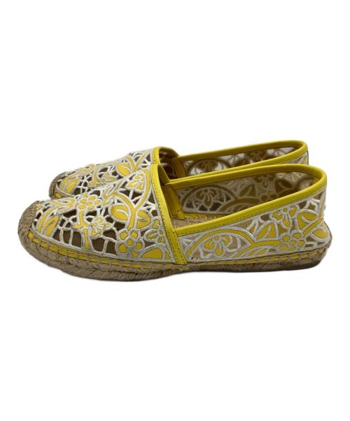 TORY BURCH（トリーバーチ）TORY BURCH (トリーバーチ) エスパドリーユ イエロー サイズ:7の古着・服飾アイテム