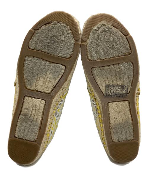 TORY BURCH（トリーバーチ）TORY BURCH (トリーバーチ) エスパドリーユ イエロー サイズ:7の古着・服飾アイテム