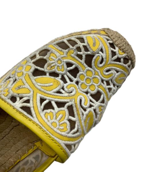 TORY BURCH（トリーバーチ）TORY BURCH (トリーバーチ) エスパドリーユ イエロー サイズ:7の古着・服飾アイテム