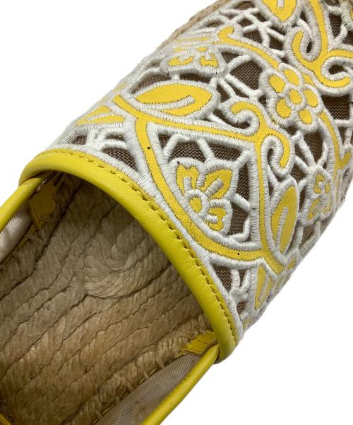 TORY BURCH（トリーバーチ）TORY BURCH (トリーバーチ) エスパドリーユ イエロー サイズ:7の古着・服飾アイテム