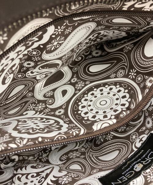 HYDROGEN（ハイドロゲン）HYDROGEN (ハイドロゲン) ハンドバッグ ブラウンの古着・服飾アイテム