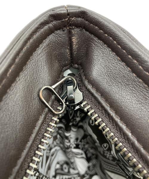 HYDROGEN（ハイドロゲン）HYDROGEN (ハイドロゲン) ハンドバッグ ブラウンの古着・服飾アイテム