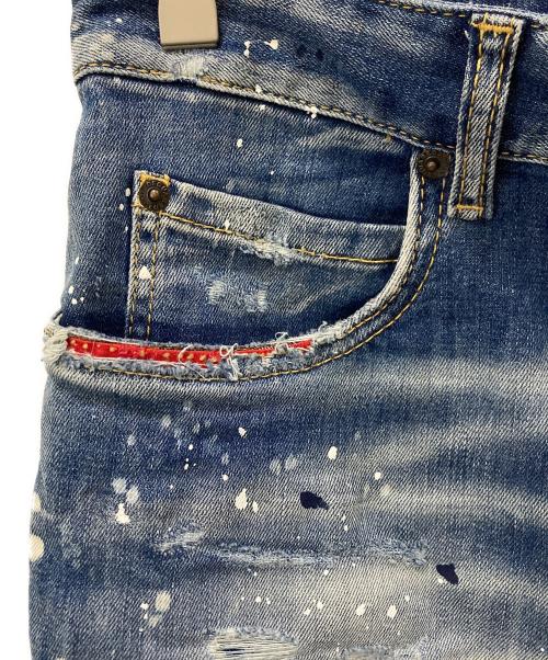 DSQUARED2（ディースクエアード）DSQUARED2 (ディースクエアード) デニムパンツ ブルー サイズ:34の古着・服飾アイテム