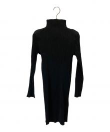 ISSEY MIYAKE（イッセイミヤケ）の古着「長袖ワンピース」｜ブラック