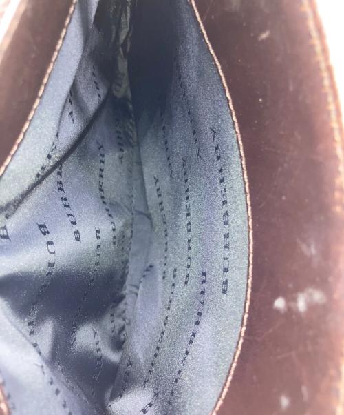 BURBERRY（バーバリー）BURBERRY (バーバリー) ハンドバッグ ベージュ×ブラックの古着・服飾アイテム