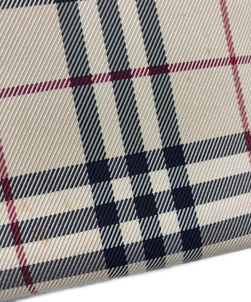 BURBERRY（バーバリー）BURBERRY (バーバリー) ハンドバッグ ベージュ×ブラックの古着・服飾アイテム