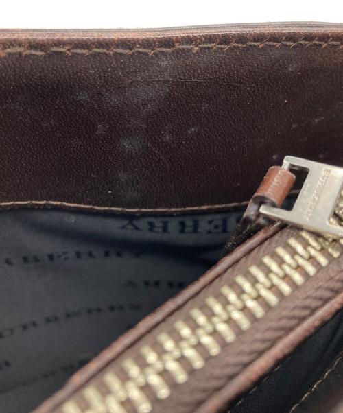 BURBERRY（バーバリー）BURBERRY (バーバリー) ハンドバッグ ベージュ×ブラックの古着・服飾アイテム