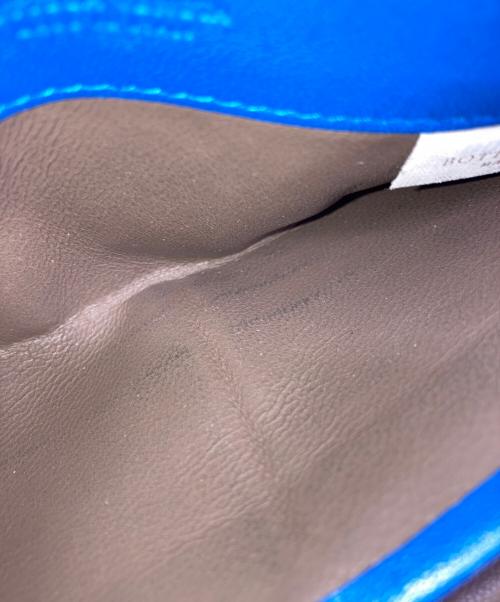 BOTTEGA VENETA（ボッテガベネタ）BOTTEGA VENETA (ボッテガベネタ) イントレチャート長財布 ブルーの古着・服飾アイテム