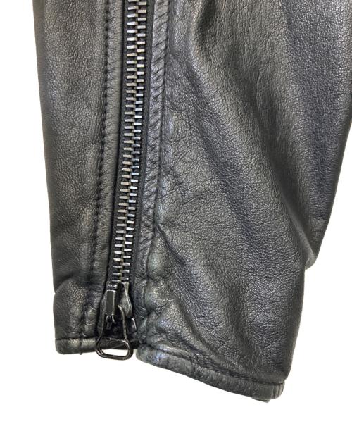 3.1 phillip lim（スリーワンフィリップリム）3.1 phillip lim (スリーワンフィリップリム) レザーライダースジャケット ネイビー サイズ:Mの古着・服飾アイテム