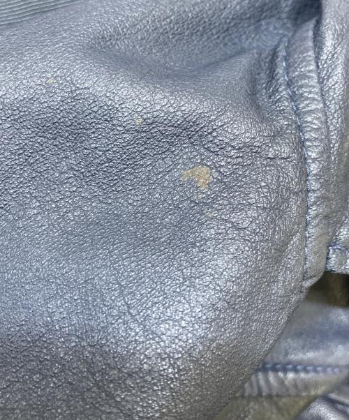 3.1 phillip lim（スリーワンフィリップリム）3.1 phillip lim (スリーワンフィリップリム) レザーライダースジャケット ネイビー サイズ:Mの古着・服飾アイテム