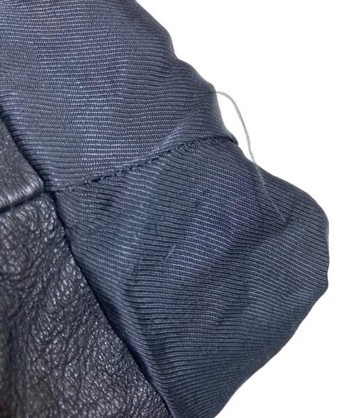 3.1 phillip lim（スリーワンフィリップリム）3.1 phillip lim (スリーワンフィリップリム) レザーライダースジャケット ネイビー サイズ:Mの古着・服飾アイテム