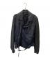 3.1 phillip lim（スリーワンフィリップリム）の古着「レザーライダースジャケット」｜ネイビー