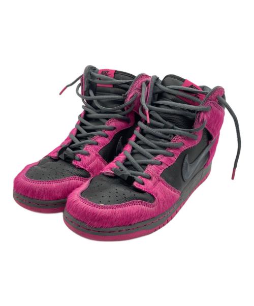 NIKE SB（ナイキエスビー）NIKE SB (ナイキエスビー) Run The Jewels (ランザジュエルズ) Dunk High ピンク サイズ:cm27.5の古着・服飾アイテム