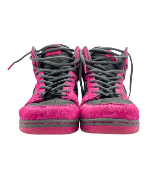 NIKE SB（ナイキエスビー）NIKE SB (ナイキエスビー) Run The Jewels (ランザジュエルズ) Dunk High ピンク サイズ:cm27.5の古着・服飾アイテム