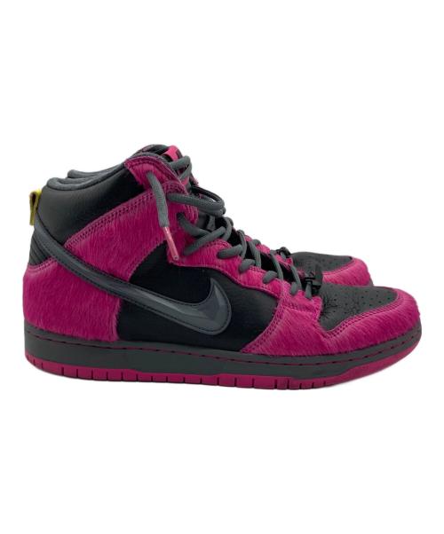 NIKE SB（ナイキエスビー）NIKE SB (ナイキエスビー) Run The Jewels (ランザジュエルズ) Dunk High ピンク サイズ:cm27.5の古着・服飾アイテム