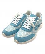 Sangacio×廣松サンガッチョ×ヒロミツ）の古着「ローカットスニーカー」｜ブルー×ホワイト