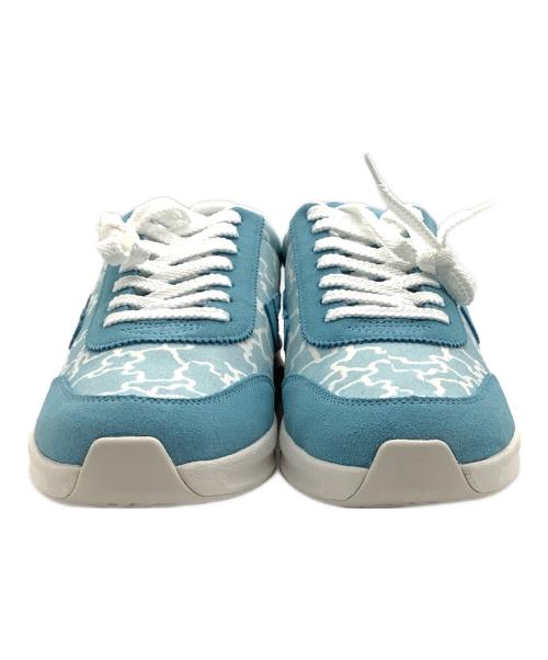 Sangacio（サンガッチョ）SANGACIO (サンガッチョ) 廣松 (ヒロミツ) ローカットスニーカー ブルー×ホワイト サイズ:CM 27.5の古着・服飾アイテム