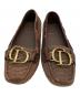 Christian Dior (クリスチャン ディオール) ドライビングシューズ ブラウン サイズ:38：7000円