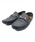 GUCCIグッチ）の古着「ホースビットドライビングシューズ」｜ブラック