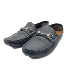 GUCCI（グッチ）の古着「ホースビットドライビングシューズ」｜ブラック