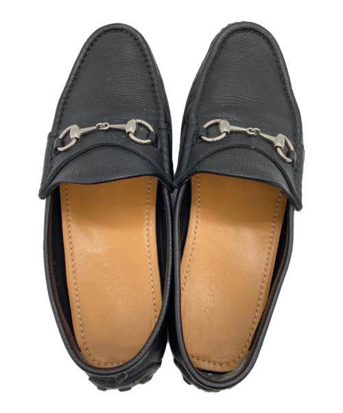 GUCCI（グッチ）GUCCI (グッチ) ホースビットドライビングシューズ ブラック サイズ:UK7の古着・服飾アイテム