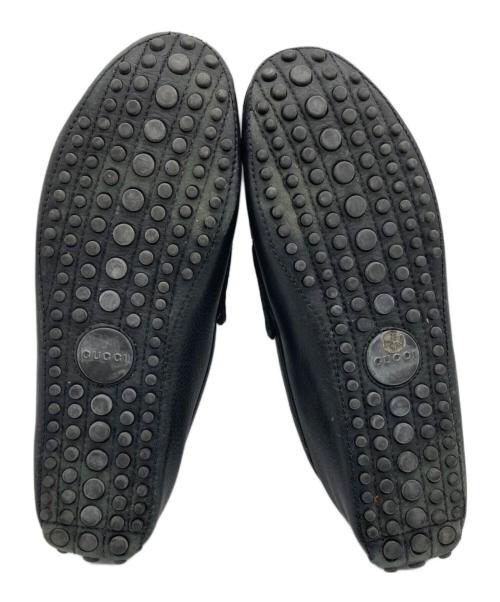 GUCCI（グッチ）GUCCI (グッチ) ホースビットドライビングシューズ ブラック サイズ:UK7の古着・服飾アイテム