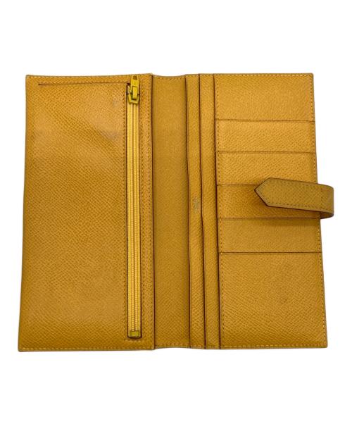 HERMES（エルメス）HERMES (エルメス) 長財布 イエローの古着・服飾アイテム