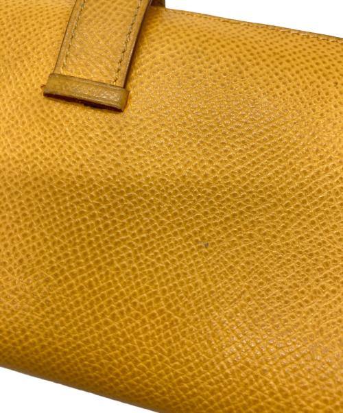 HERMES（エルメス）HERMES (エルメス) 長財布 イエローの古着・服飾アイテム