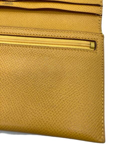 HERMES（エルメス）HERMES (エルメス) 長財布 イエローの古着・服飾アイテム