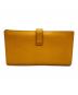 HERMES (エルメス) 長財布 イエロー：25000円