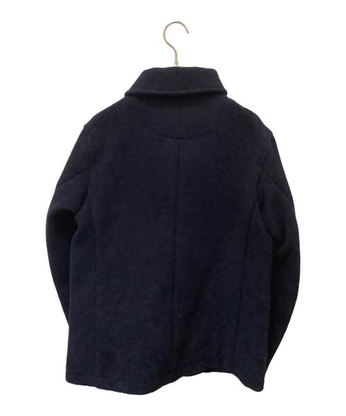 DANTON（ダントン）DANTON (ダントン) 丸襟ウールモッサジャケット ネイビー サイズ:38の古着・服飾アイテム