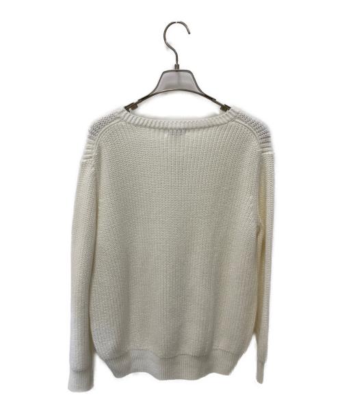 MACKINTOSH PHILOSOPHY（マッキントッシュ フィロソフィー）MACKINTOSH PHILOSOPHY (マッキントッシュ フィロソフィー) 厚手ニット ホワイト サイズ:38 未使用品の古着・服飾アイテム