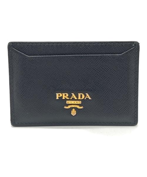 PRADA（プラダ）PRADA (プラダ) カードケース ブラックの古着・服飾アイテム