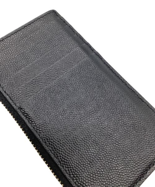 Saint Laurent Paris（サンローランパリ）Saint Laurent Paris (サンローランパリ) ジップカードケース ブラックの古着・服飾アイテム