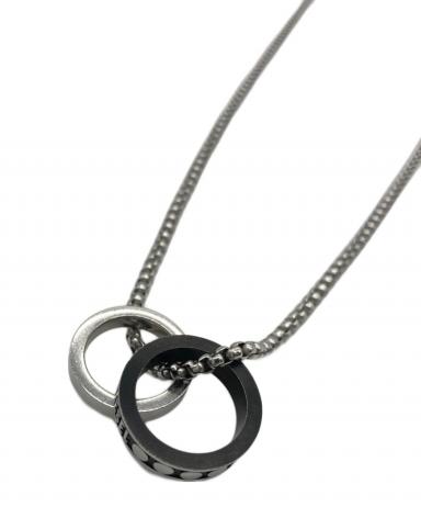中古・古着通販】DIESEL (ディーゼル) ダブルリングネックレス