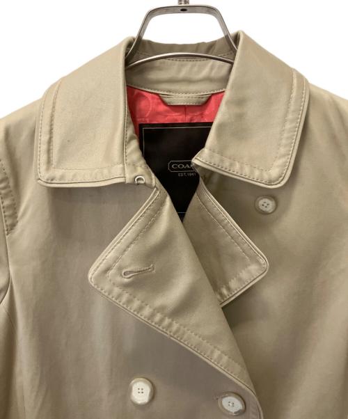 COACH（コーチ）COACH (コーチ) トレンチコート ベージュ サイズ:XSの古着・服飾アイテム
