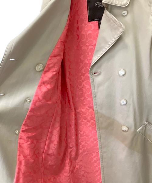 COACH（コーチ）COACH (コーチ) トレンチコート ベージュ サイズ:XSの古着・服飾アイテム