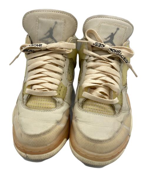 NIKE（ナイキ）NIKE (ナイキ) OFFWHITE (オフホワイト) WMNS AIR JORDAN 4 RETRO SP ベージュ サイズ: 27.5の古着・服飾アイテム