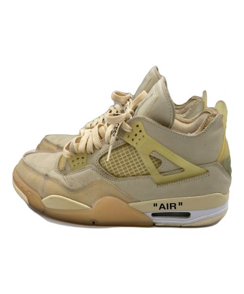 NIKE（ナイキ）NIKE (ナイキ) OFFWHITE (オフホワイト) WMNS AIR JORDAN 4 RETRO SP ベージュ サイズ: 27.5の古着・服飾アイテム