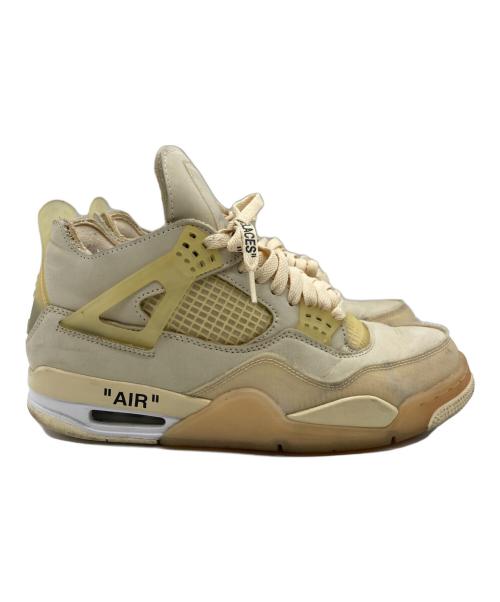 NIKE（ナイキ）NIKE (ナイキ) OFFWHITE (オフホワイト) WMNS AIR JORDAN 4 RETRO SP ベージュ サイズ: 27.5の古着・服飾アイテム