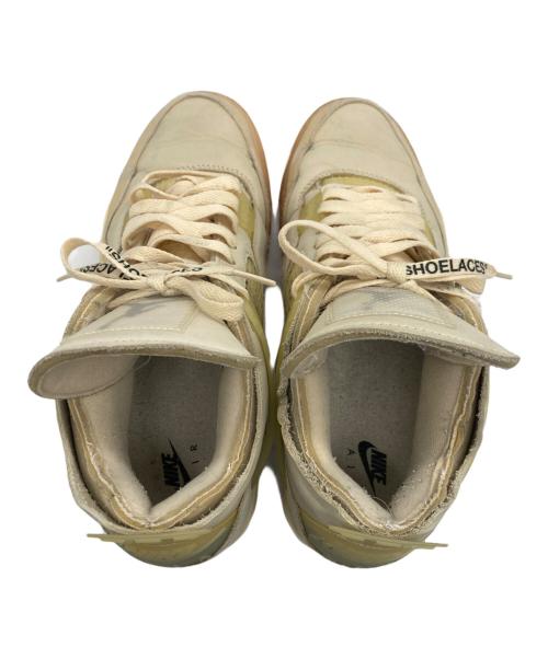 NIKE（ナイキ）NIKE (ナイキ) OFFWHITE (オフホワイト) WMNS AIR JORDAN 4 RETRO SP ベージュ サイズ: 27.5の古着・服飾アイテム