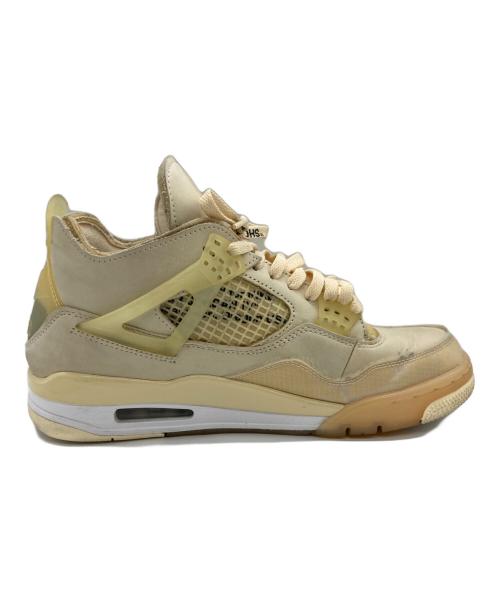 NIKE（ナイキ）NIKE (ナイキ) OFFWHITE (オフホワイト) WMNS AIR JORDAN 4 RETRO SP ベージュ サイズ: 27.5の古着・服飾アイテム