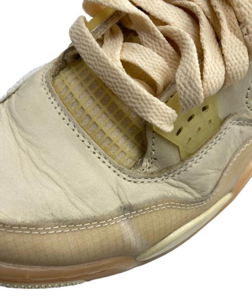 NIKE（ナイキ）NIKE (ナイキ) OFFWHITE (オフホワイト) WMNS AIR JORDAN 4 RETRO SP ベージュ サイズ: 27.5の古着・服飾アイテム