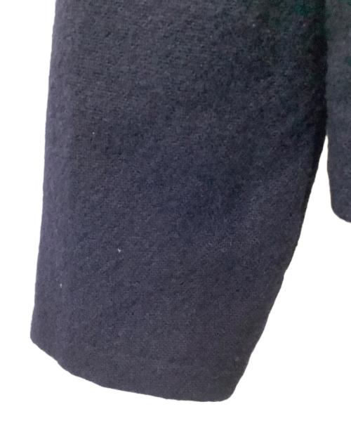 COMME des GARCONS COMME des GARCONS（コムデギャルソン コムデギャルソン）COMME des GARCONS COMME des GARCONS (コムデギャルソン コムデギャルソン) 縮絨フラワーノーカラーウールジャケット ブラック サイズ:Sの古着・服飾アイテム